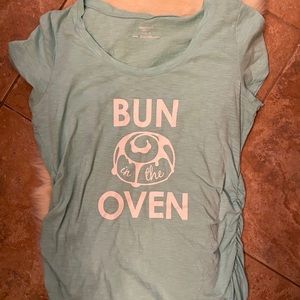 Ruched maternity t-shirt